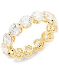 Lafonn - 18K Rose Goldplated Sterling & Simulated Eternity Diamond Ring - Lyst
