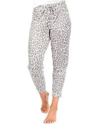 Tahari - Leopard Print Pajama Pants - Lyst