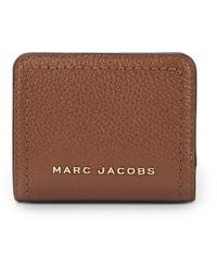 Marc Jacobs - Mini Compact Leather Bifold Wallet - Lyst