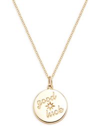 EF Collection - 14K & 0.01 Tcw Diamond Pendant Necklace/16" - Lyst