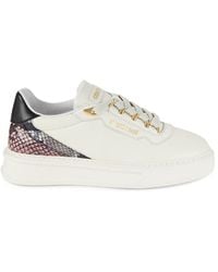 Roberto Cavalli - 40Mm Platform Leather Low-Top Sneakers - Lyst