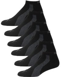 PUMA - 6-Pack Logo Socks - Lyst