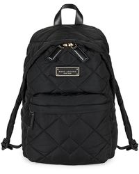Marc Jacobs Quilted Nylon Backpack - Black