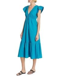 Rails - Tina Flutter Sleeve Midi-dress - Lyst