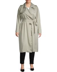 badgley mischka wrap coat