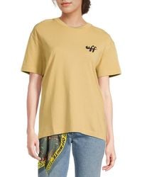 Off-White c/o Virgil Abloh - Logo Cotton T-Shirt - Lyst