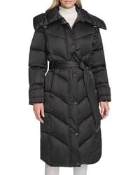 Andrew Marc - Palmer Belted Puffer Coat - Lyst