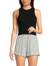 Rachel Parcell - Ribbed Crop Tank Top - Lyst