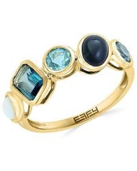 Effy - 14k Yellow Gold & Multi Stone Ring - Lyst