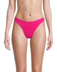 MILLY - Margot Textured Bikini Bottom - Lyst