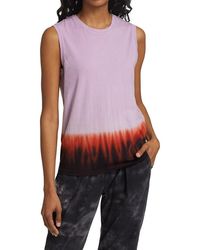 Raquel Allegra - Graphic Fitted Muscle Tank - Lyst