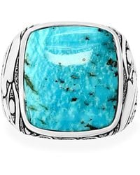 Effy Sterling Silver & Turquoise Ring - Blue