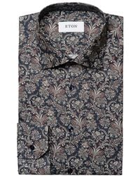 Eton - Slim-Fit Paisley Dress Shirt - Lyst