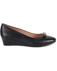 Cole Haan - Malta Leather Wedge Pumps - Lyst