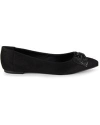 Saks Fifth Avenue - Sutton Embellished Bow Ballet Flats - Lyst