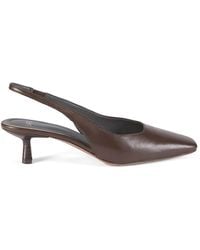 Franco Sarto - Raven 60Mm Leather Slingback Pumps - Lyst