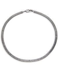 Shashi Anderson Chain Necklace in White | Lyst