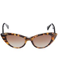 Max Mara - 51Mm Retro Cat Eye Sunglasses - Lyst