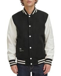 DKNY - Regular Fit Varsity Jacket - Lyst
