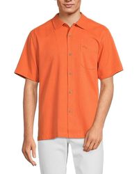 Tommy Bahama - 'Coastal Breeze Regular Fit Silk Blend Shirt - Lyst