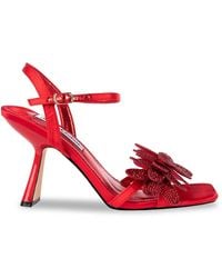 Lady Couture - Lust Rhinestone Petal Heel Sandals - Lyst