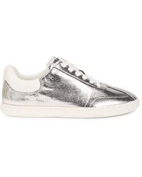 DKNY - Seacliff Metallic Low-Top Sneakers - Lyst