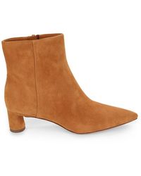 Vince - 38Mm Fitz Suede Ankle Boots - Lyst