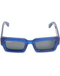 Off-White c/o Virgil Abloh - Virgil 50Mm Solid Lens Square Plastic Sunglasses - Lyst