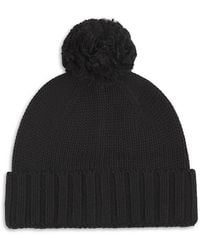 UGG - Cuff Knit Beanie With Yarn Pom - Lyst