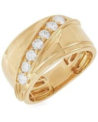 Saks Fifth Avenue - 14K & 0.5 Tcw Lab Grown Diamond Sideway Band Ring - Lyst