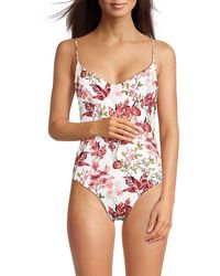 Onia - Chelsea Floral One Piece Swimsuit - Lyst