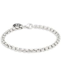 Effy - Sterling Silver Round Box Chain Bracelet - Lyst