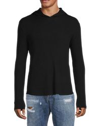 Vince - Pima Cotton Blend Thermal Hoodie - Lyst