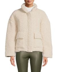 Saks Fifth Avenue - Faux Shearling Teddy Jacket - Lyst