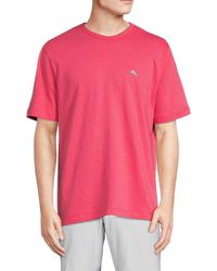 Tommy Bahama Striped Tee - Red
