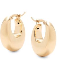 Saks Fifth Avenue - 14k Yellow Gold Graduated Hoop Earrings - Lyst
