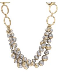 Saachi - Half-Moon Faux-Pearl Necklace - Lyst