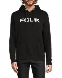 French Connection - Logo Graphic Hoodie - Lyst