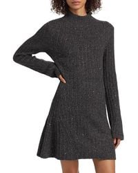 Ramy Brook - Ambrosius Metallic Knit Minidress - Lyst