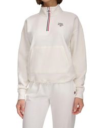 Tommy Hilfiger - Logo Fleece Sweatshirt - Lyst