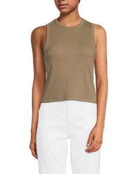 Rag & Bone - Essie Ribbed Cotton-Blend Tank - Lyst