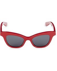 Alexander McQueen - 47mm Cat Eye Sunglasses - Lyst