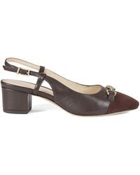 J.McLaughlin - J. Mclaughlin Agyness 45Mm Leather Slingback Pumps - Lyst