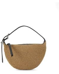 Rag & Bone - Small Mercer Straw Shoulder Bag - Lyst
