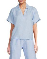 Saks Fifth Avenue - 100% Linen Relaxed Fit Boxy Top - Lyst