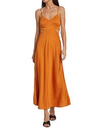 A.L.C. Blakely Cutout Dress - Orange