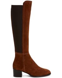 Aquatalia Nova Knee-high Suede Boots - Brown