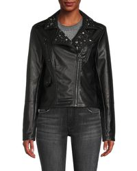 Karl Lagerfeld Leather jackets for Women | Online Sale up to 67