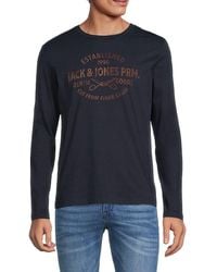Jack & Jones Long-sleeve t-shirts for Men | Christmas Sale up to 43% off |  Lyst