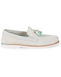 Sperry Top-Sider Authentic Original Suede Tassel Boat Shoes - Grey